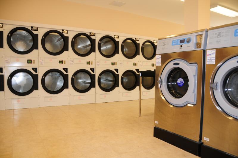 North Brunswick Manor Laundry photo showing several washing machines and dryers.